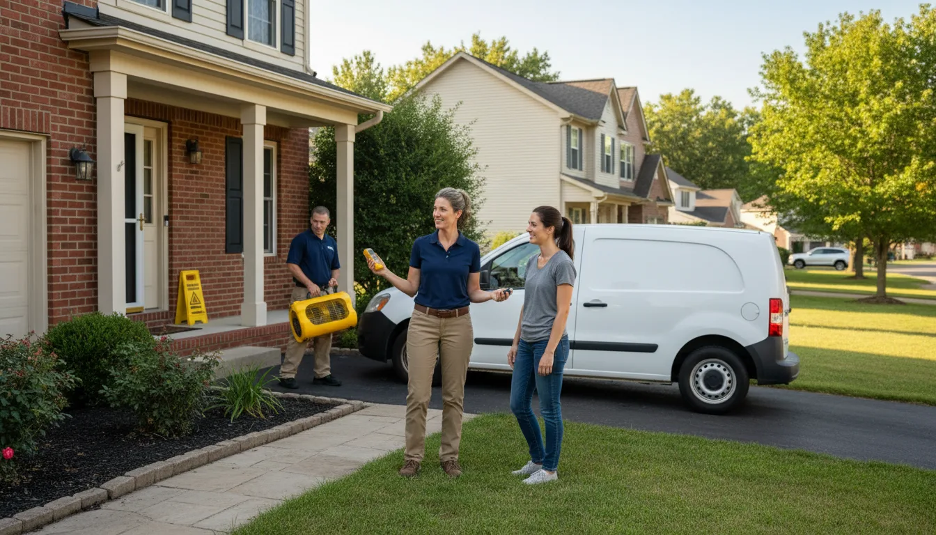 Residential water damage restoration in New Raymer, CO